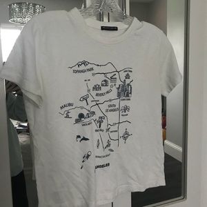 la tee shirt map
